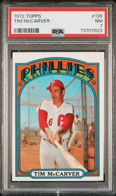 1972 Topps Tim McCarver #139 card image