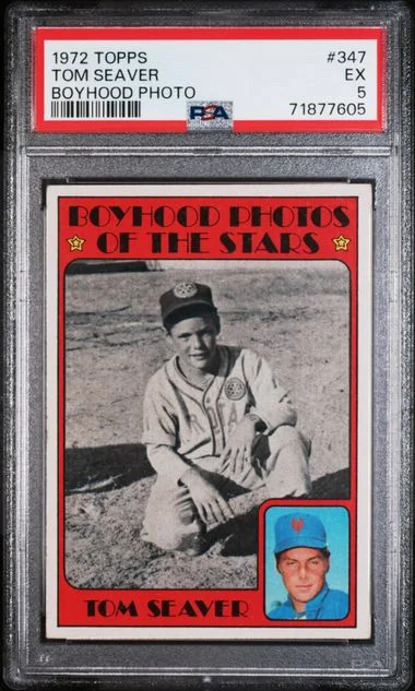 1972 Topps Tom Seaver Boyhood Photo #347 card image