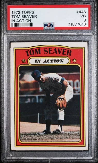 1972 Topps Tom Seaver In Action #446 card image