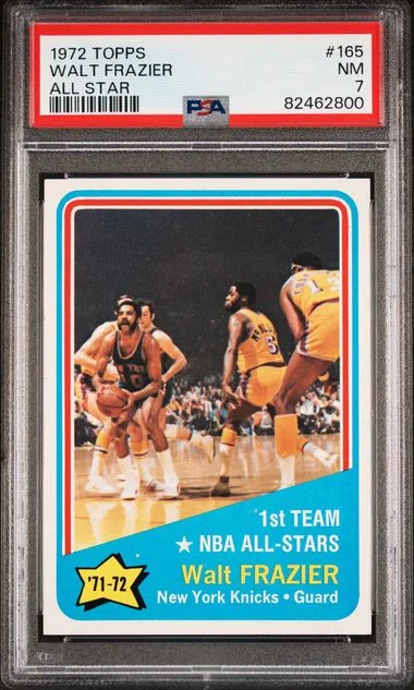 1972 Topps Walt Frazier All Star #165 card image