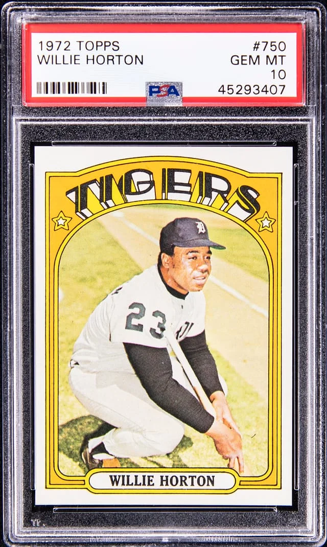 1972 Topps Willie Horton #750 card image