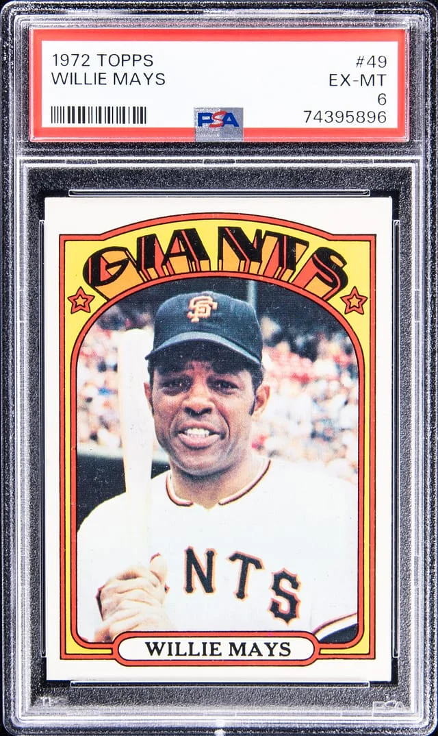 1972 Topps Willie Mays #49 card image