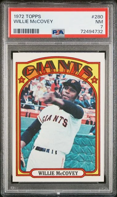 1972 Topps Willie McCovey #280 card image
