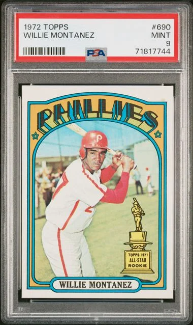 1972 Topps Willie Montanez #690 card image