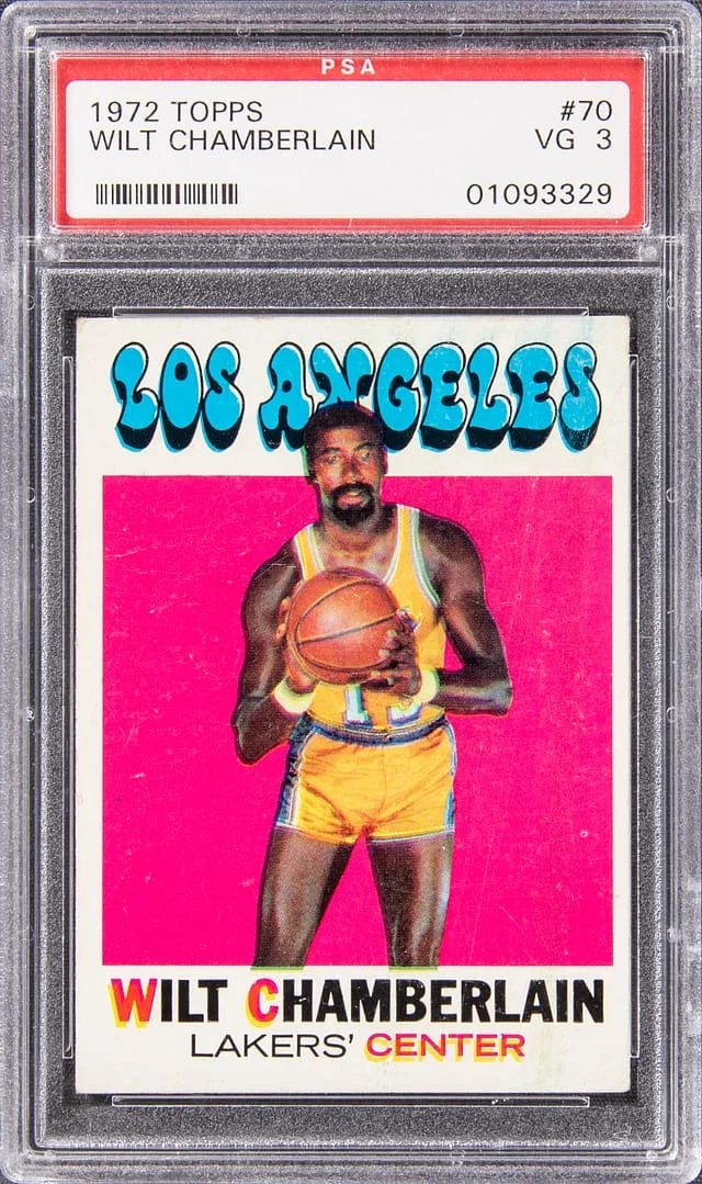 1972 Topps Wilt Chamberlain #70 card image