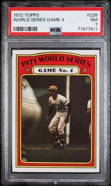 1972 Topps World Series Game 4 #226 card image