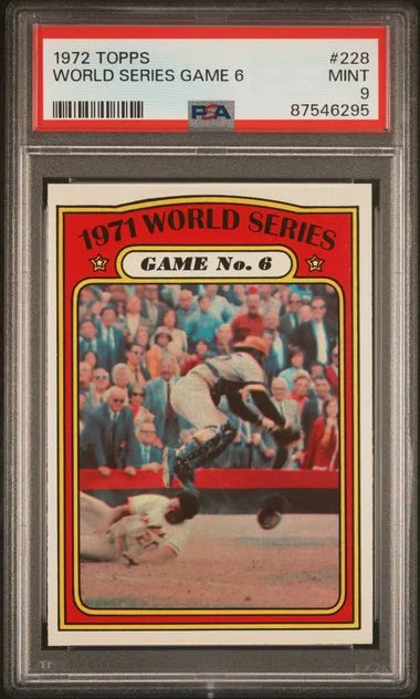 1972 Topps World Series Game 6 #228 card image