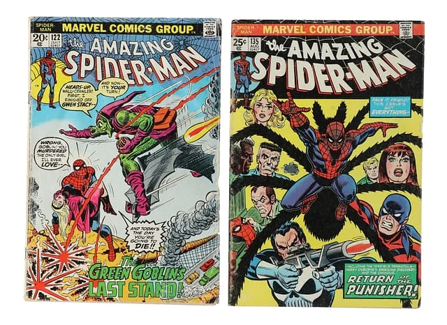 1973-74 Marvel) 2 Books - Raw - Death of Green Goblin, Appearance of the Punisher #2nd card image