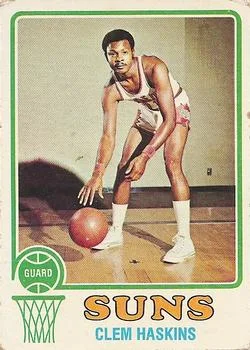 1973-74 Topps Clem Haskins #59 card image