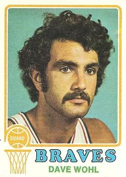 1973-74 Topps Dave Wohl #6 card image