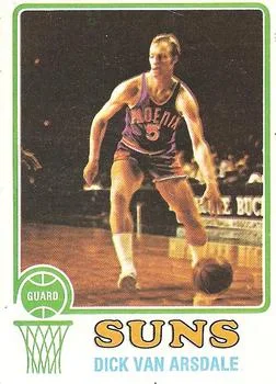 1973-74 Topps Dick Van Arsdale #25 card image
