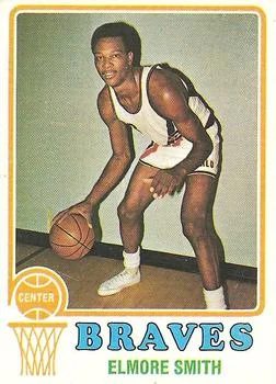 1973-74 Topps Elmore Smith #19 card image