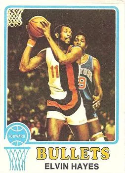 1973-74 Topps Elvin Hayes #95 card image