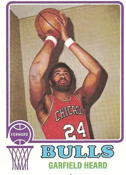 1973-74 Topps Garfield Heard #99 card image