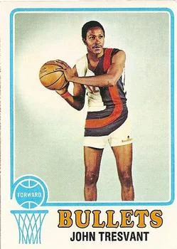 1973-74 Topps John Tresvant #26 card image