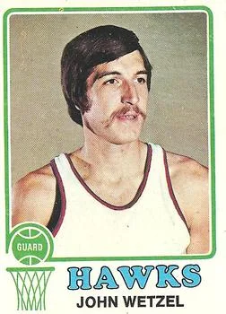 1973-74 Topps John Wetzel #72 card image