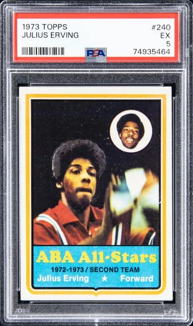 1973-74 Topps Julius Erving #240 card image