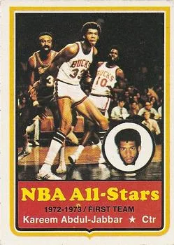 1973-74 Topps Kareem Abdul-Jabbar #50 card image