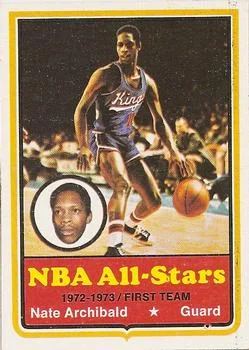 1973-74 Topps Nate Archibald #1 card image