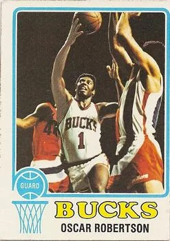 1973-74 Topps Oscar Robertson #70 card image