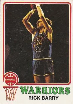 1973-74 Topps Rick Barry #90 card image