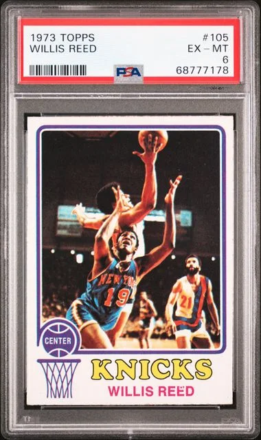 1973-74 Topps Willis Reed #105 card image