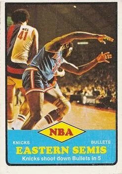 1973-74 Topps Willis Reed #62 card image