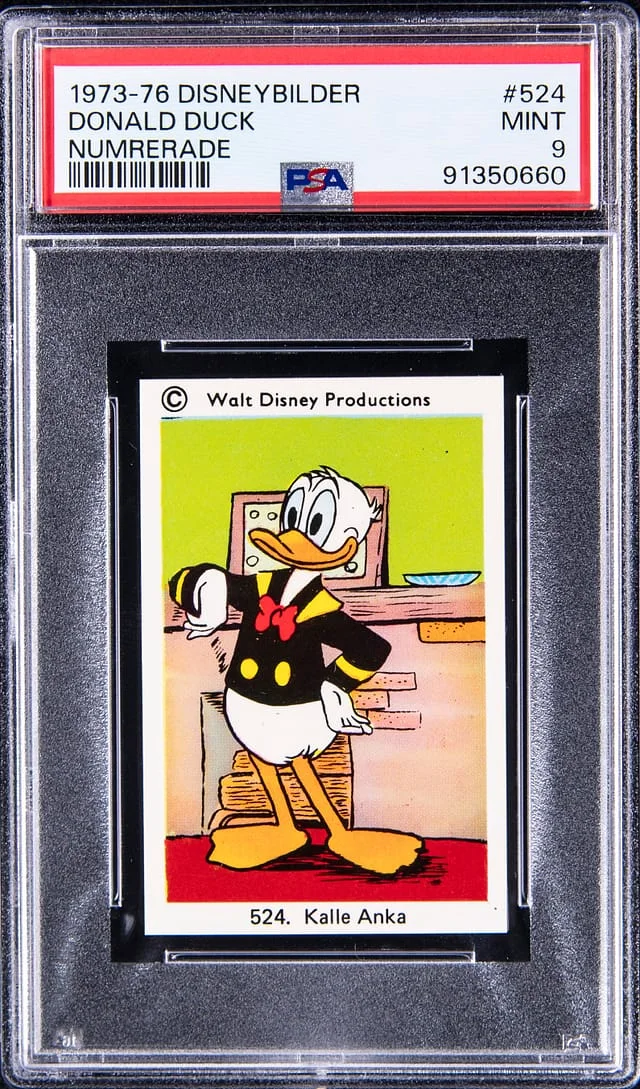 1973-76 Disneybilder Numerade Donald Duck #524 card image