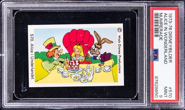 1973-76 DisneyBilder Numrerade Alice In Wonderland #570 card image