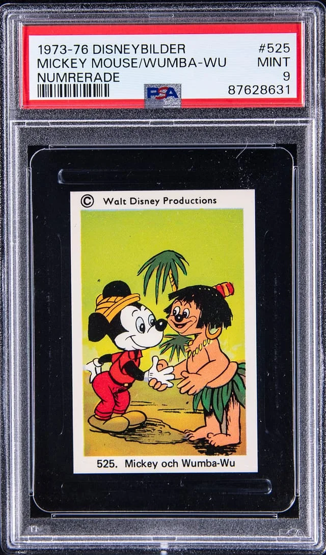 1973-76 DisneyBilder Numrerade Mickey Mouse/Wumba-Wu #525 card image