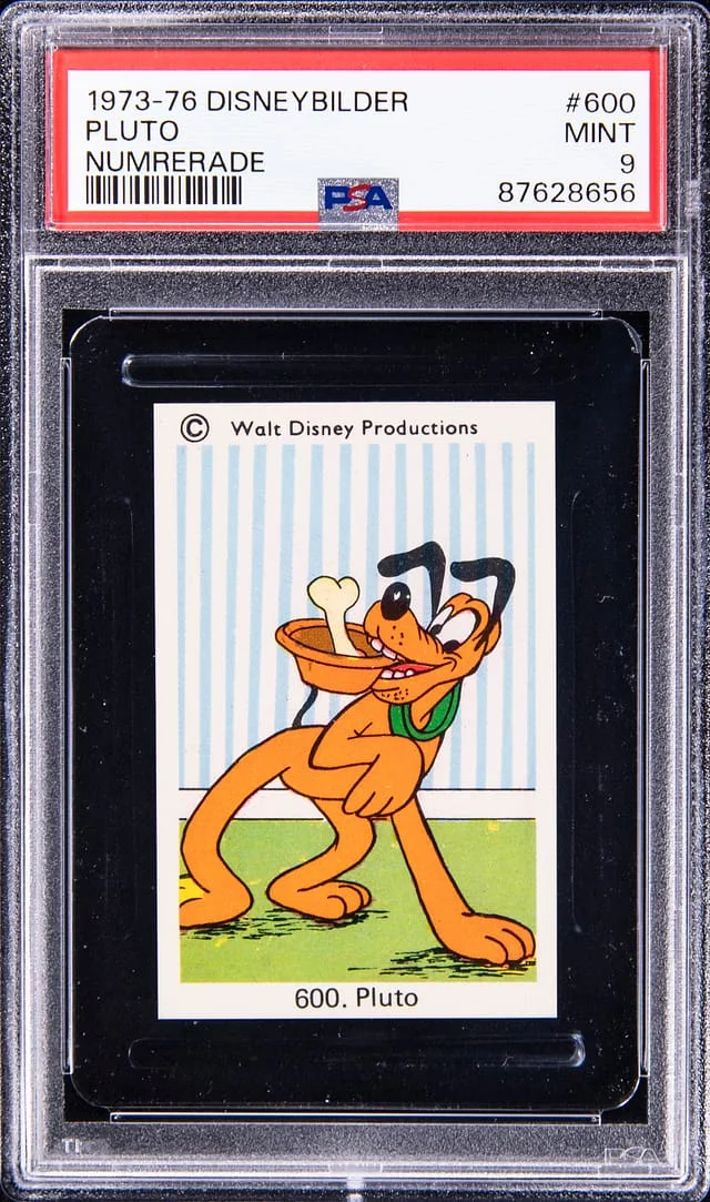 1973-76 DisneyBilder Numrerade Pluto #600 card image