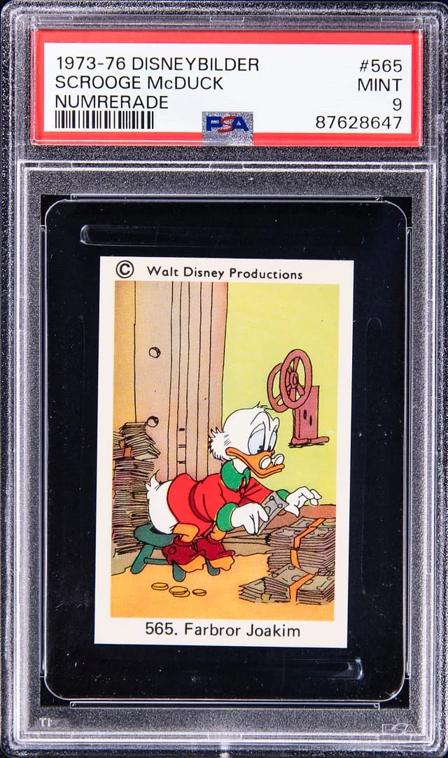 1973-76 DisneyBilder Numrerade Scrooge McDuck #565 card image