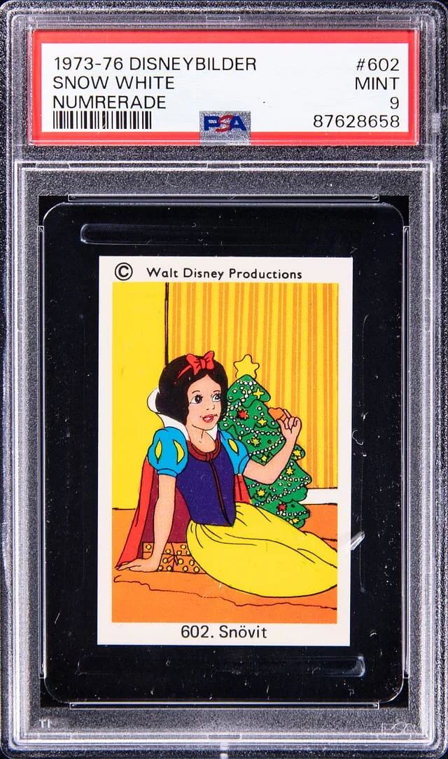 1973-76 DisneyBilder Numrerade Snow #602 card image