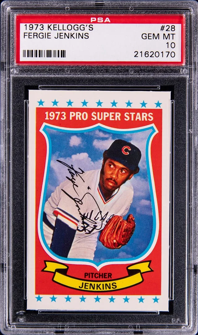 1973 Kellogg's Fergie Jenkins #28 card image