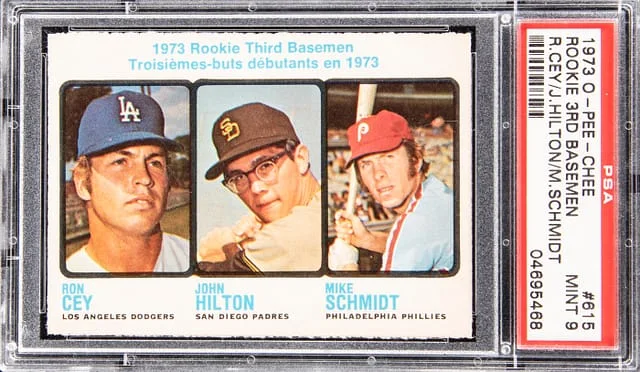 1973 O-Pee-Chee Mike Schmidt Third Basemen #615 card image