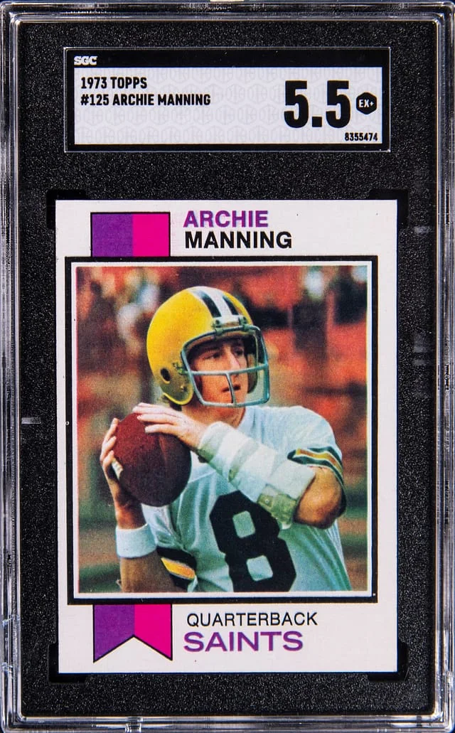 1973 Topps Archie Manning #125 card image