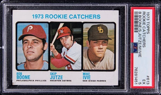 1973 Topps Bob Boone Catchers #613 card image