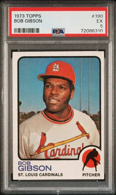 1973 Topps Bob Gibson #190 card image