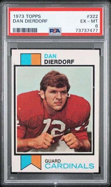 1973 Topps Dan Dierdorf #322 card image