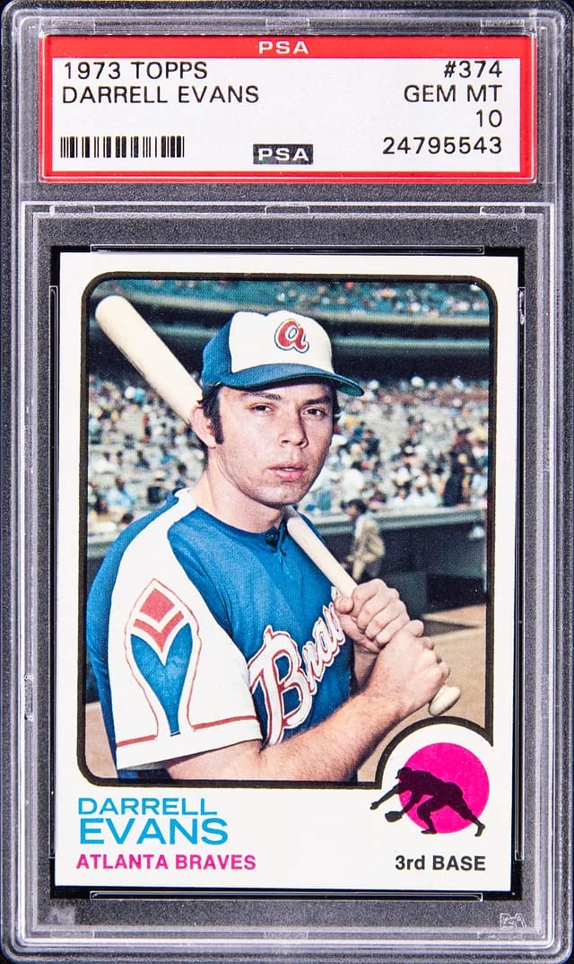 1973 Topps Darrell Evans #374 card image