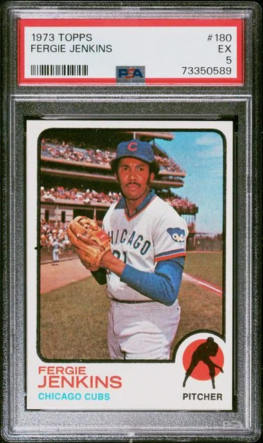 1973 Topps Fergie Jenkins #180 card image