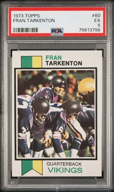 1973 Topps Fran Tarkenton #60 card image