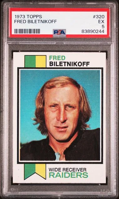 1973 Topps Fred Biletnikoff #320 card image