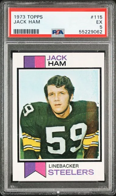 1973 Topps Jack Ham #115 card image
