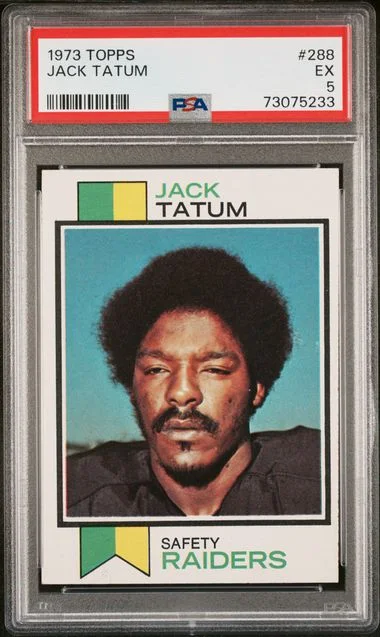 1973 Topps Jack Tatum #288 card image