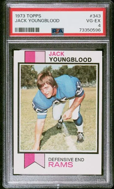 1973 Topps Jack Youngblood #343 card image