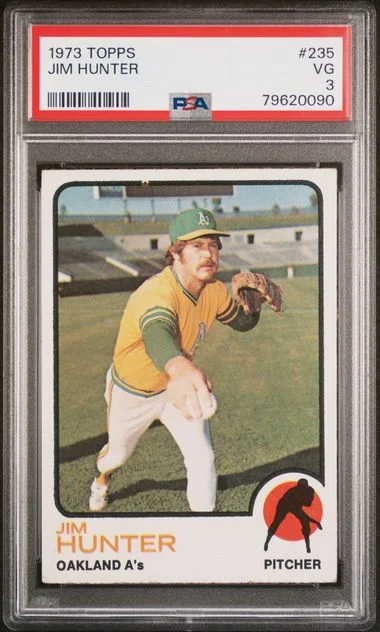 1973 Topps Jim Hunter #235 card image