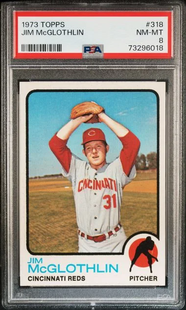 1973 Topps Jim McGlothlin #318 card image