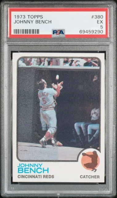 1973 Topps Johnny Bench #380 card image