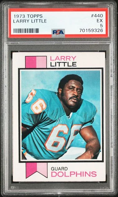 1973 Topps Larry Little #440 card image